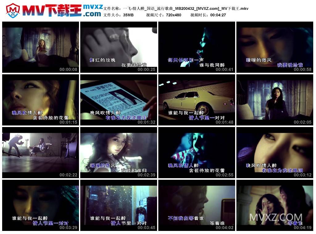 一飞-情人醉_国语_流行歌曲_MB200432